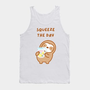 Squeeze the Day Pink Lemonade Sloth Tank Top